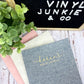 Customized Linen Bullet Journal